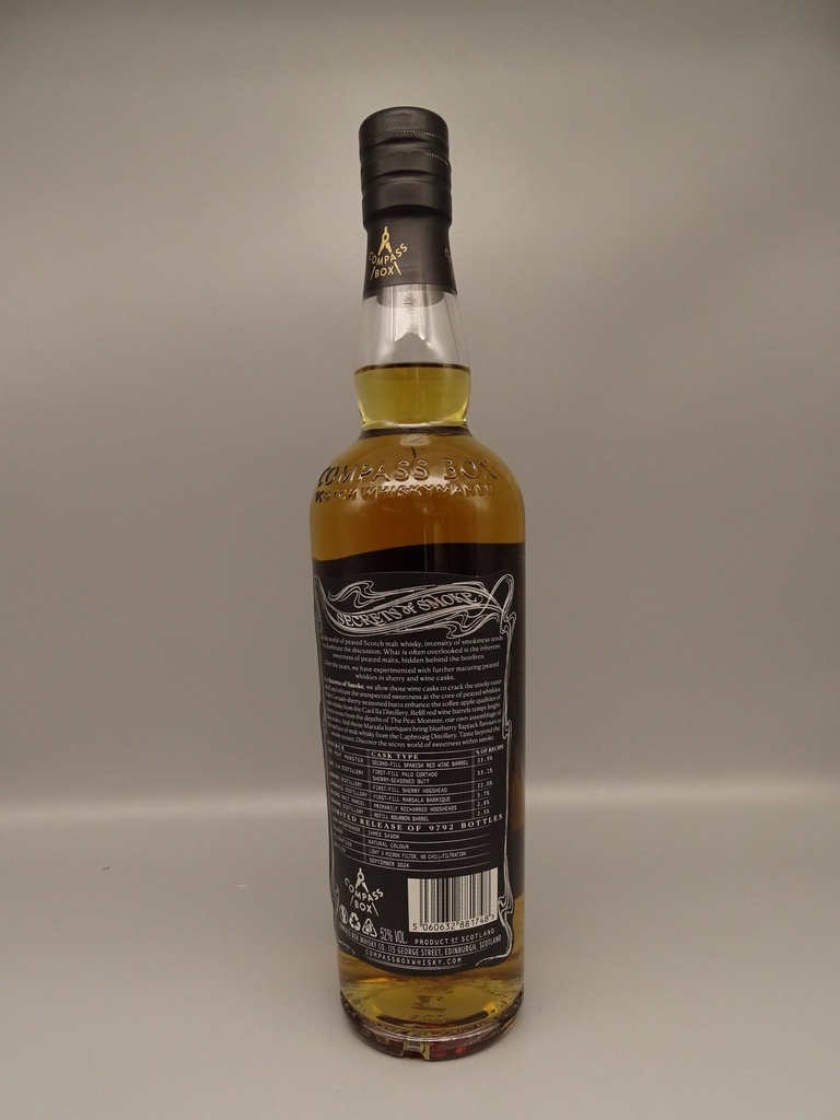 Compass Box Secrets of Smoke Blended Malt Scotch 52%