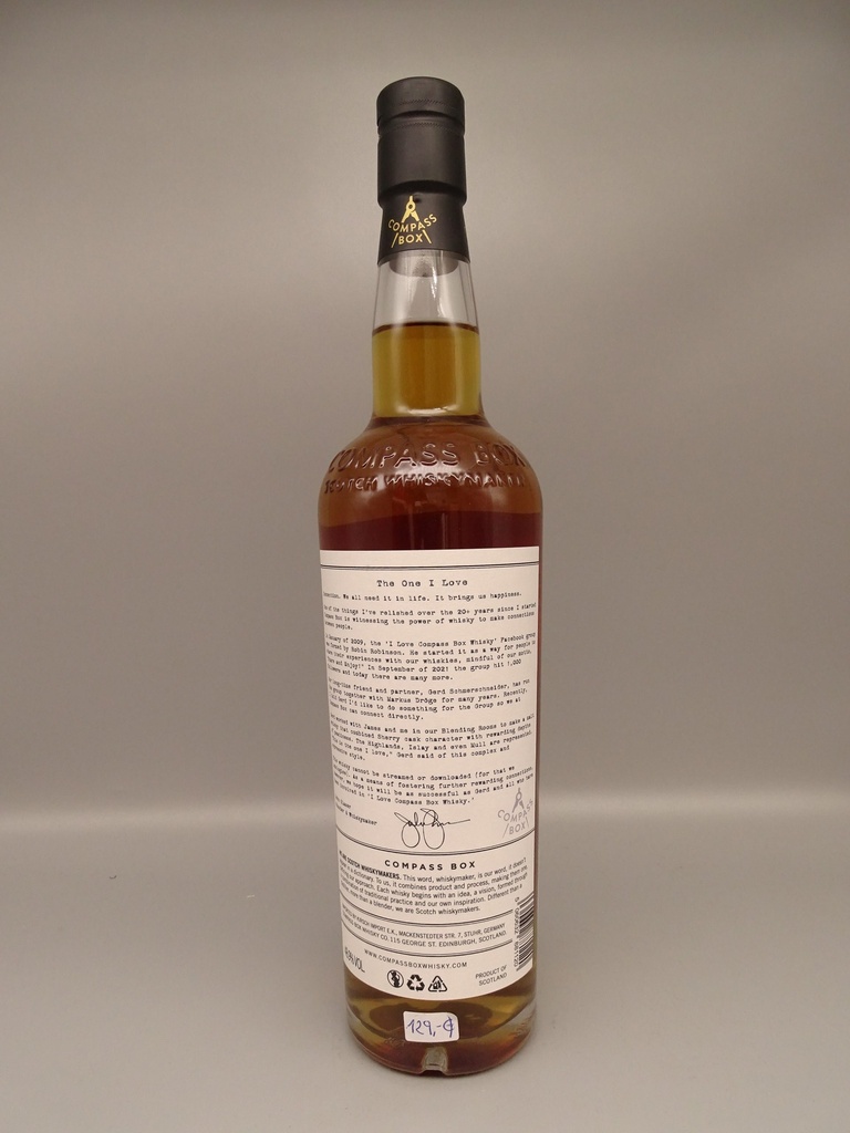 The One I Love Blended Malt Scotch Whisky 48,9%