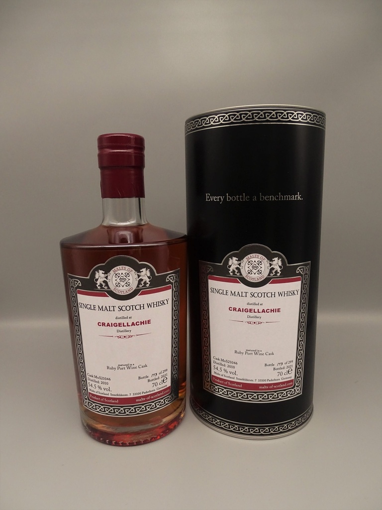 Craigellachie 2010/2021 Ruby Port Wine Cask 54,5%