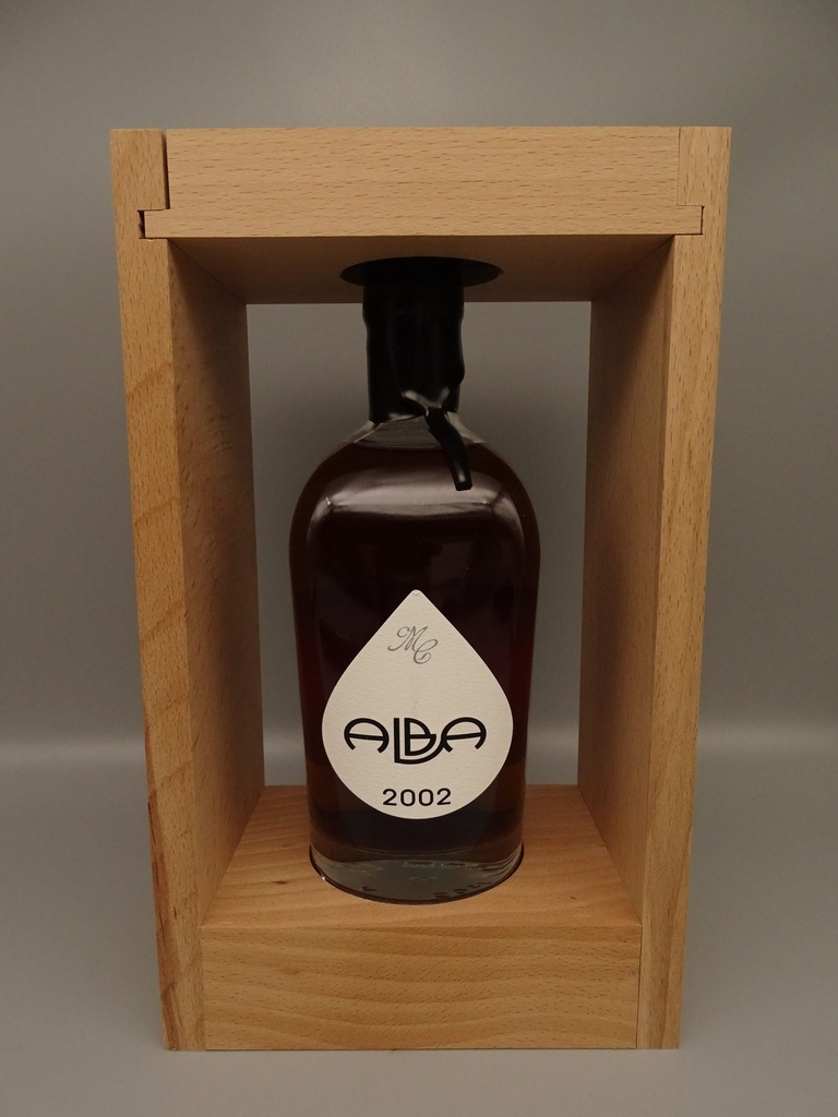 Michel Couvreur ALBA Chapter II 2002/2021 Single Cask 19y Malaga Butt 45,65% Cask Strength 500ml Karaffe in Holzbox