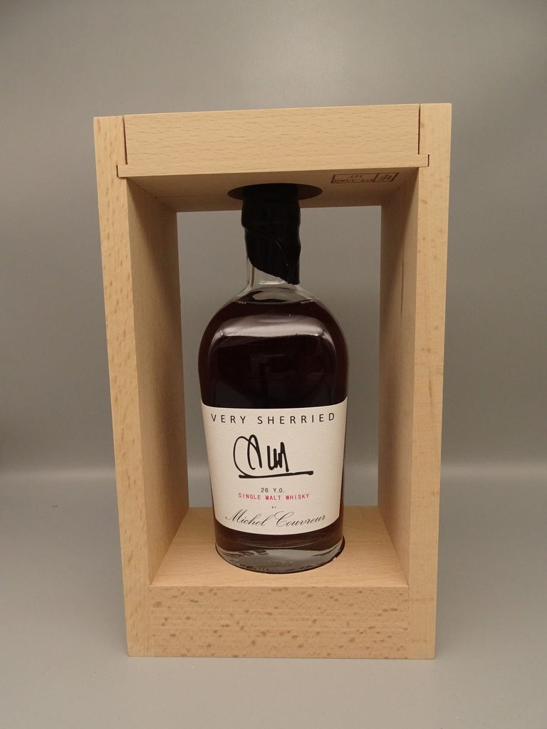 Michel Couvreur VERY SHERRIED 1998/2024 26yo 50,5% Cask Strength 500ml Karaffe in Holzbox