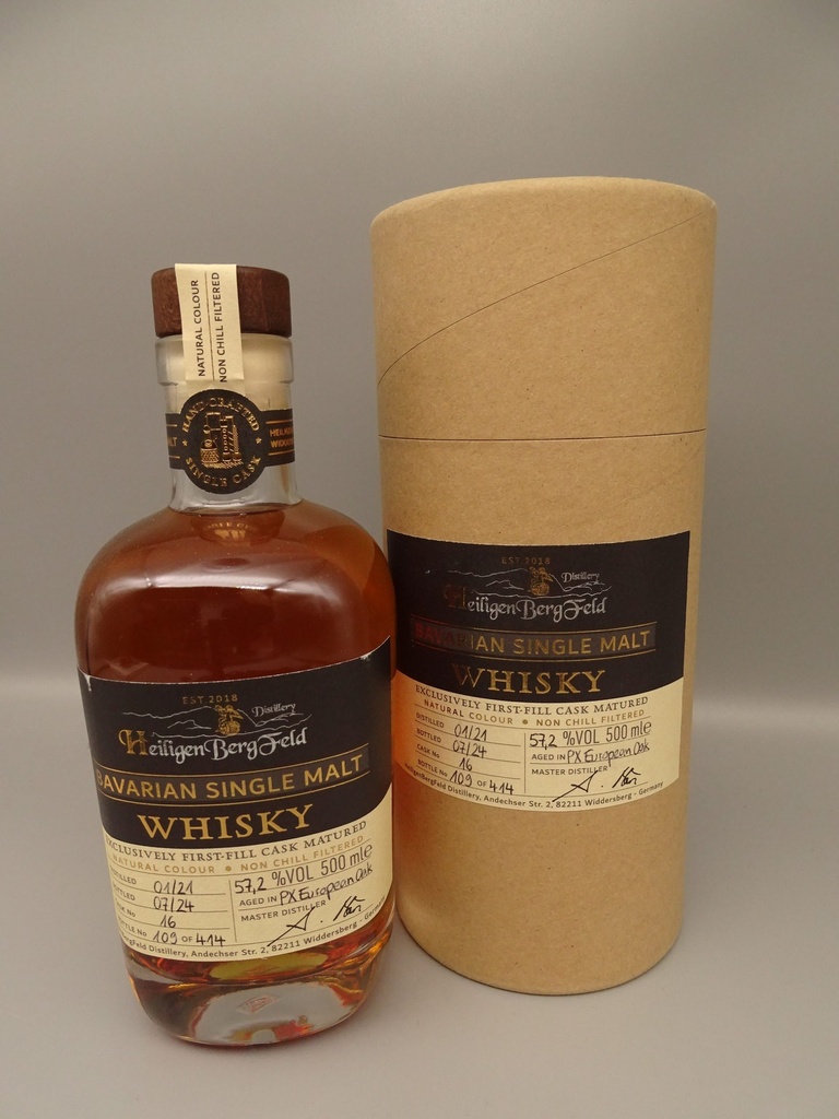 HeiligenBergFeld 2021/2024 Cask No. 16 First Fill PX European Oak 57,2% 500ml