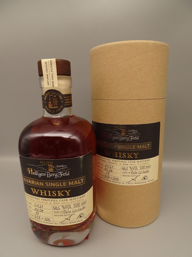HeiligenBergFeld 2021/2024 Cask No. 17 First Fill Palo Cortado 58,5% 500ml