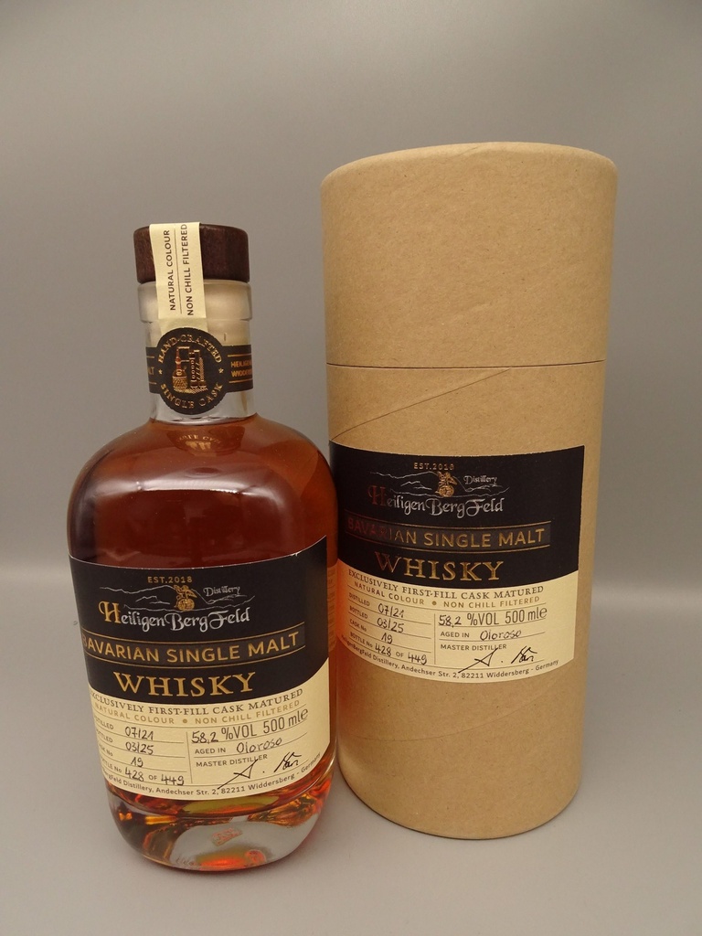 HeiligenBergFeld 2021/2025 Cask No. 19 First Fill Oloroso 58,2% 500ml