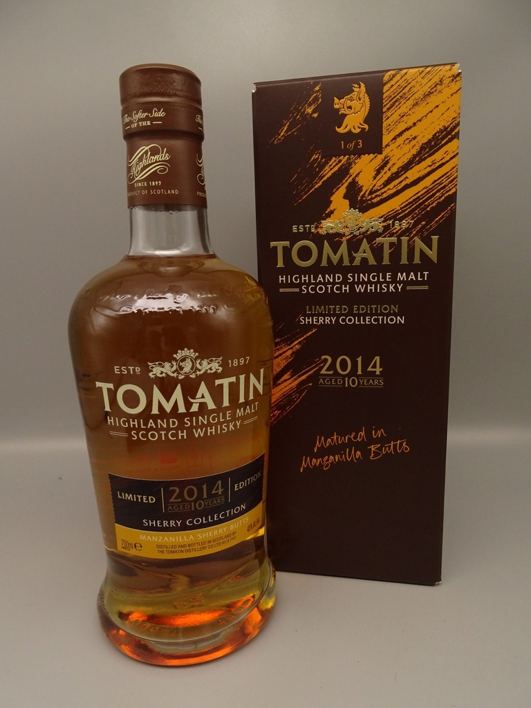 Tomatin 10yo 2014 "Sherry Collection" Manzanilla Casks Finish 46%