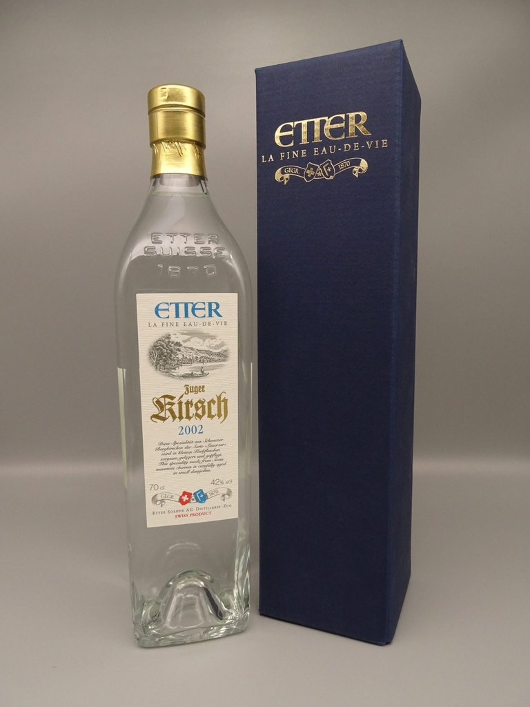 ETTER Zuger Jahrgangs-Kirsch 2002 42% 70 cl