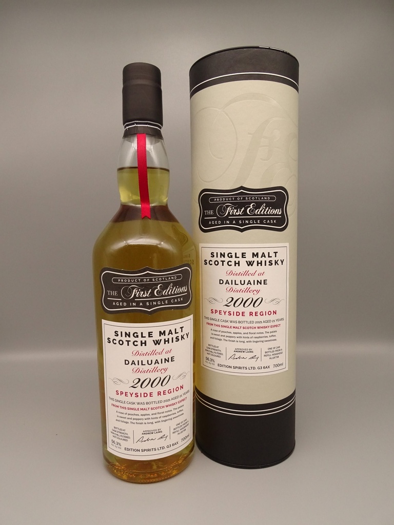 Dailuaine 2000/2021 21yo Refill Hogshead 56,3% Cask Strength