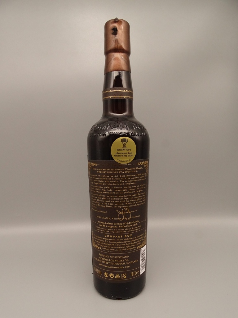 Flaming Heart 2018 Blended Malt Scotch Whisky 48,9%
