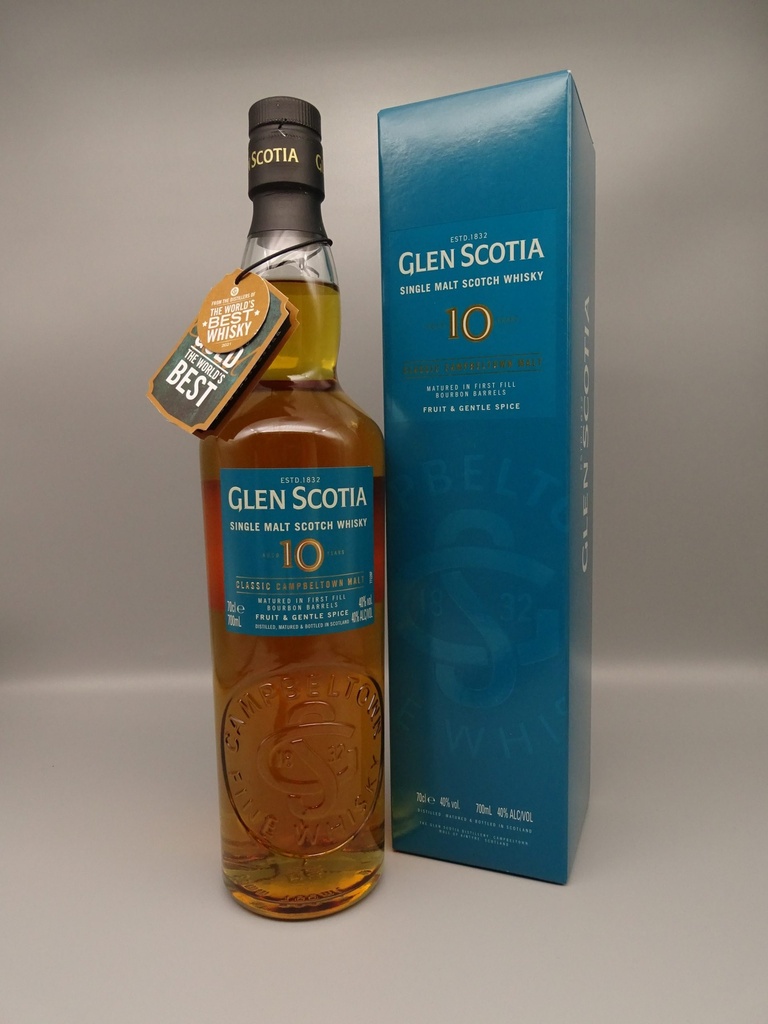Glen Scotia 10yo unpeated First Fill Bourbon Casks 40%