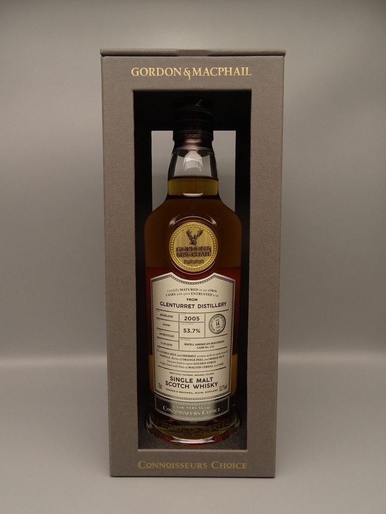 Glenturret 2005/2020 14yo Refill American Hogshead no. 111 53,7% Cask Strength