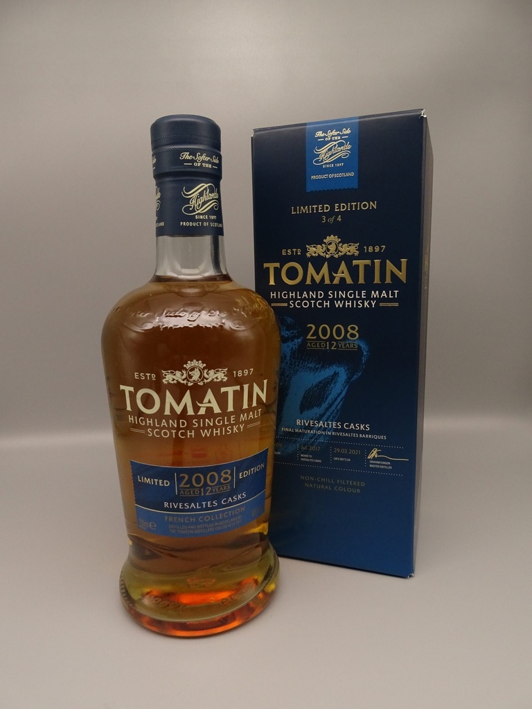 Tomatin French Collection 3y Rivesaltes Casks Finish 46%