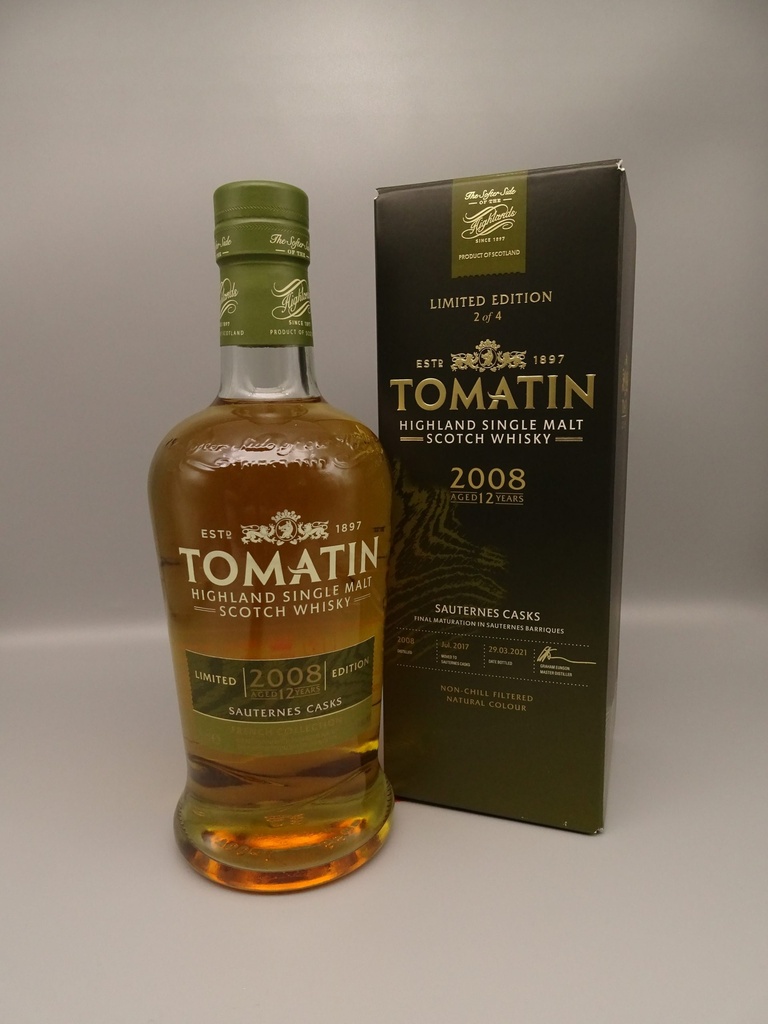 Tomatin French Collection 3y Sauternes Casks Finish 46%
