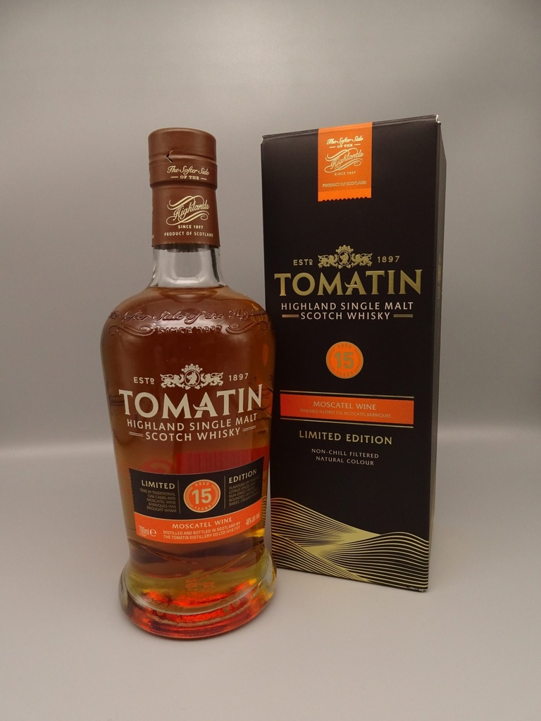 Tomatin 15yo Portuguese Collection 7y Moscatel Casks Maturation 46%