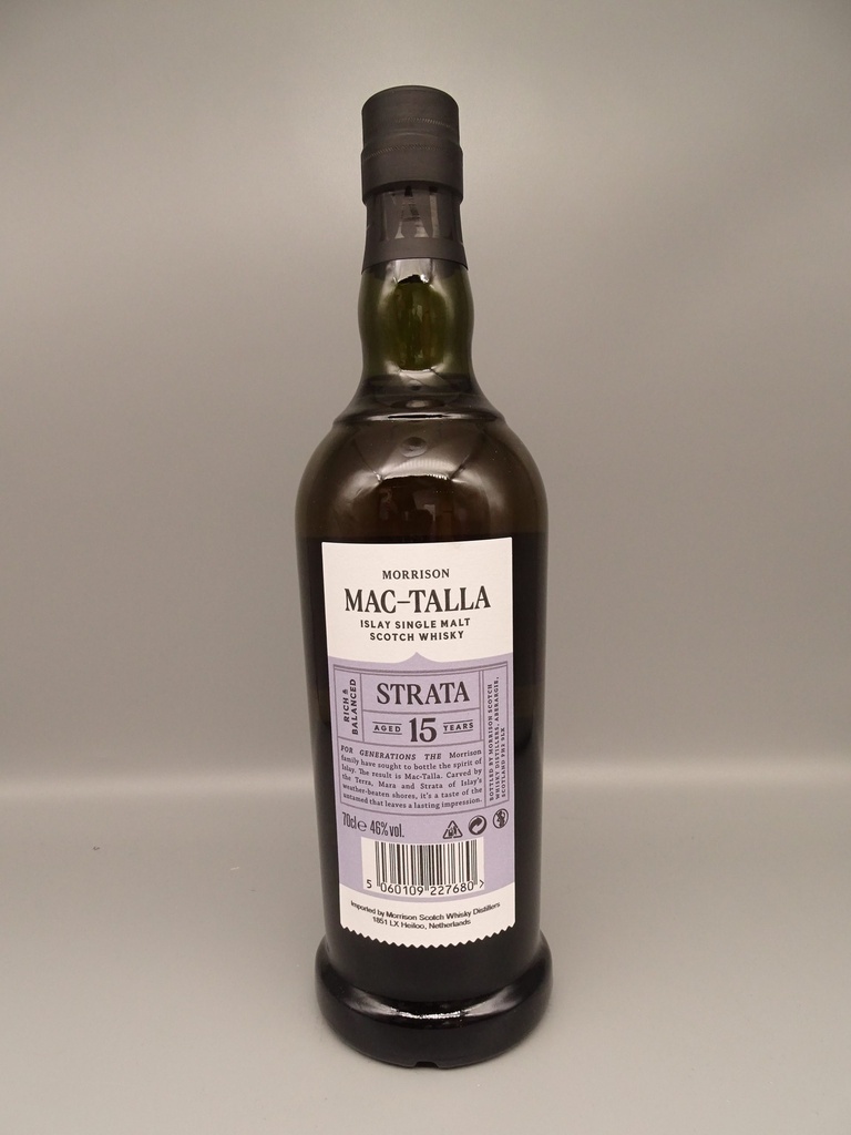 Mac-Talla STRATA 15yo Islay Single Malt Whisky 46%