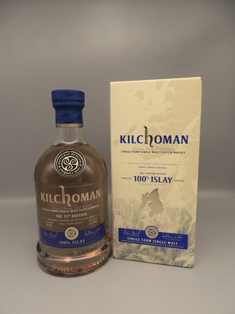 Kilchoman 100% Islay 12th Edition 2022 Bourbon & Sherry Casks 50%