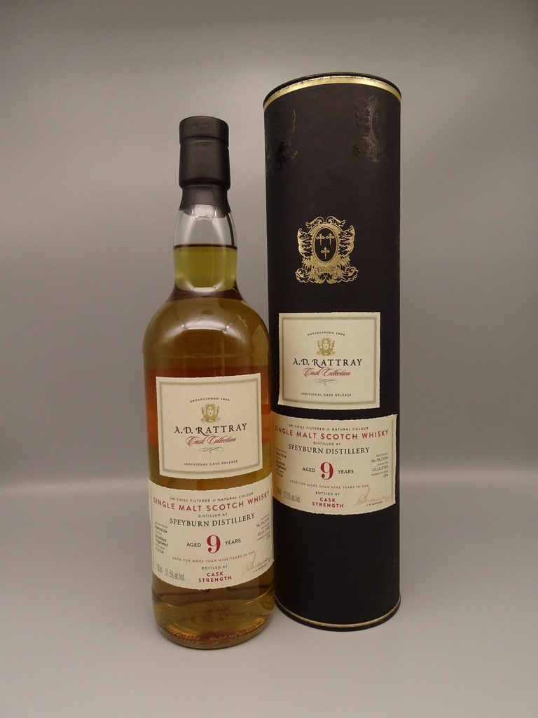 Speyburn 2009/2018 9yo Bourbon Hogshead 51,5%