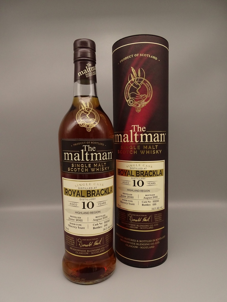 Royal Brackla 2011/2021 10yo Sherry Cask 54,1%