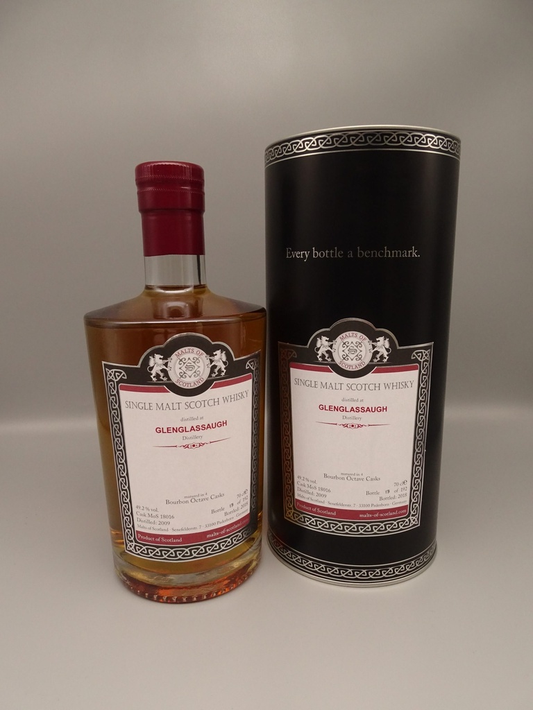 Glenglassaugh 2009/2018 4 Bourbon Octave Casks 49,2%
