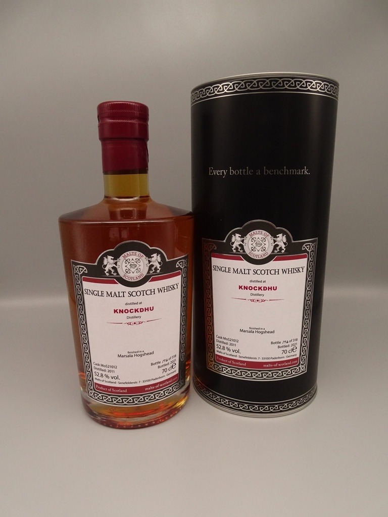 Knockdhu 2011/2021 Marsala Finish 52,8%