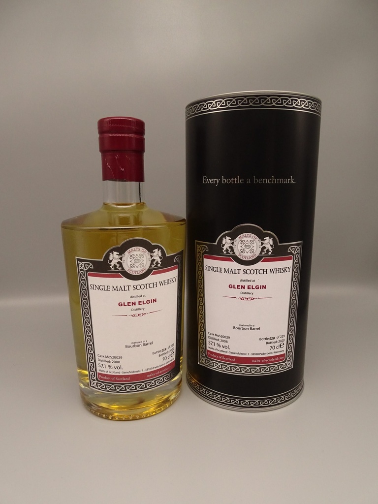 Glen Elgin 2008/2020 Bourbon Single-Barrel 57,1% Cask Strength