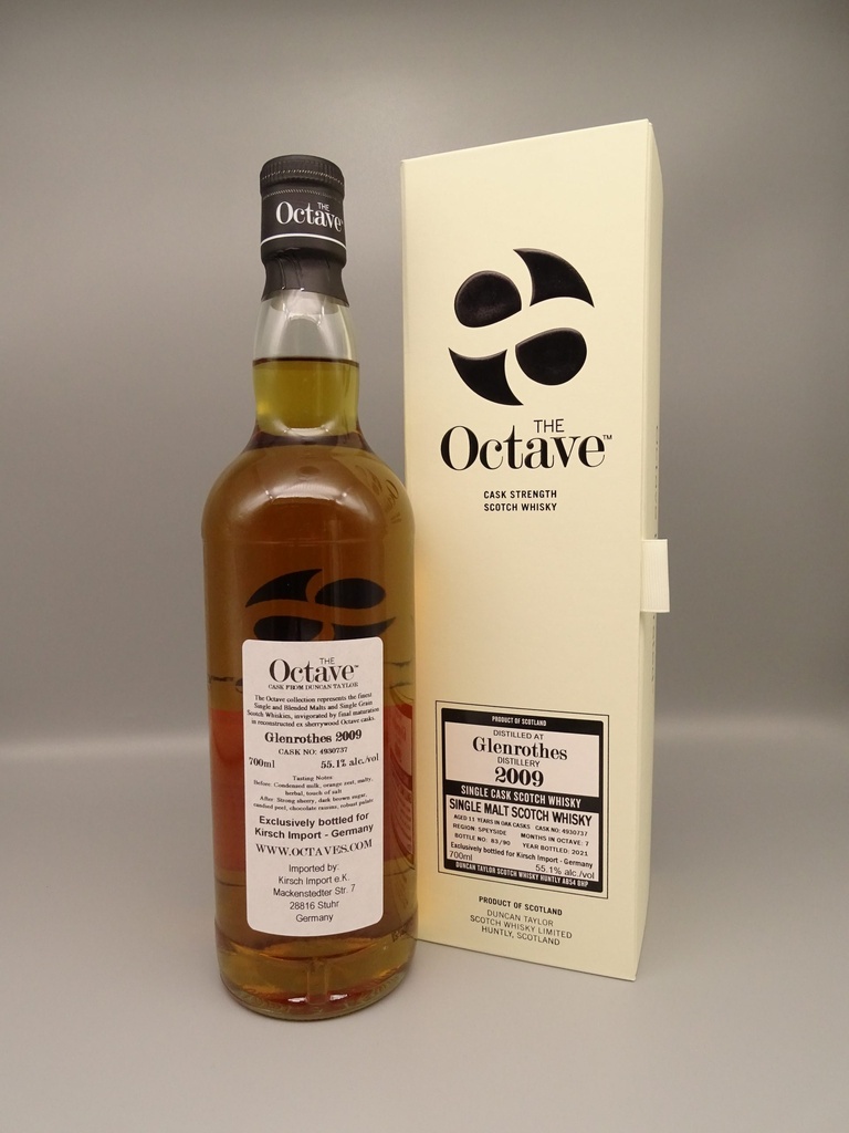 Glenrothes 2009/2021 11yo (7 mth. Octave Cask) 55,1% Cask Strength