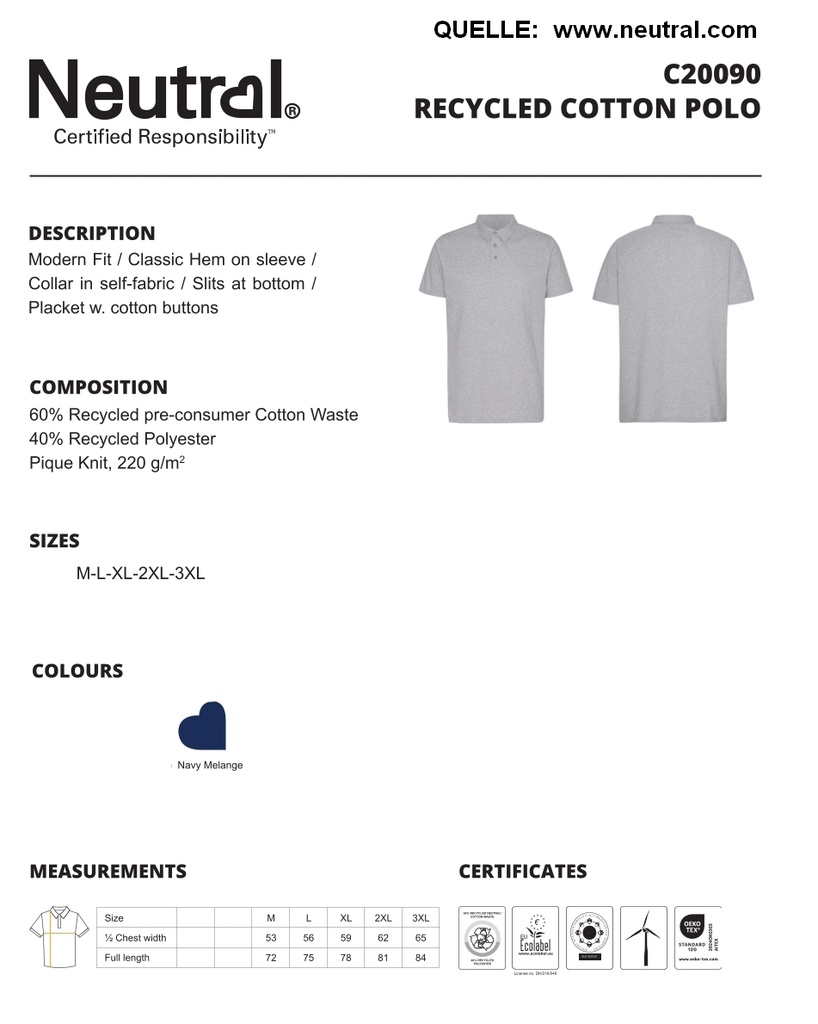 Poloshirt dunkelblau 10 Jahre WHISKY FOR LIFE