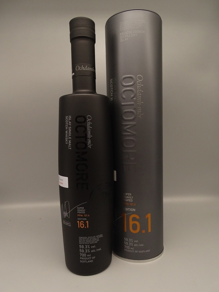 Octomore 16.1 Bourbon Casks 101,4ppm 59,3%