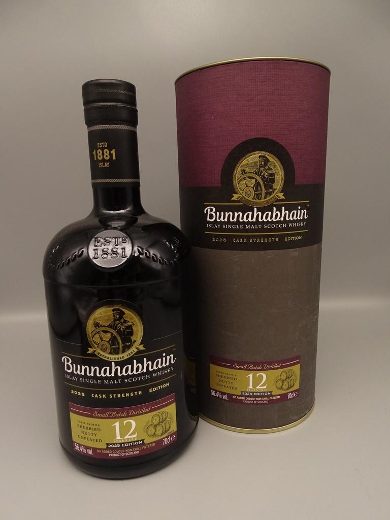 Bunnahabhain 12yo Cask Strength 2025 Release 56,4%