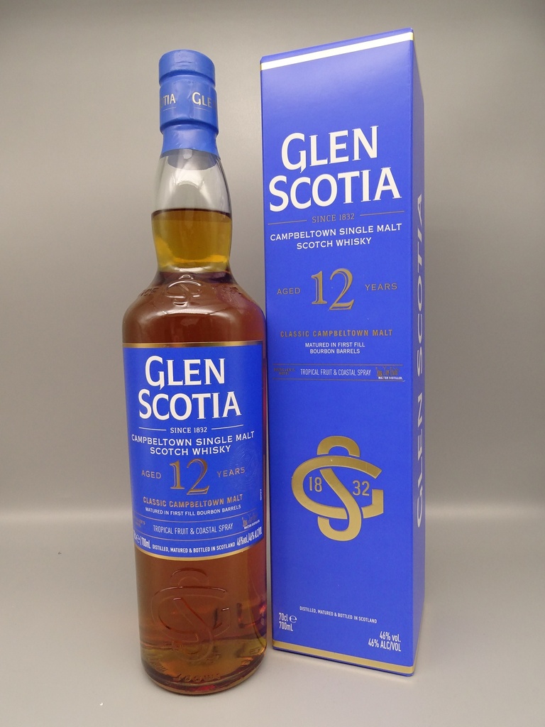 Glen Scotia 12yo 1st Fill Bourbon Casks 46%