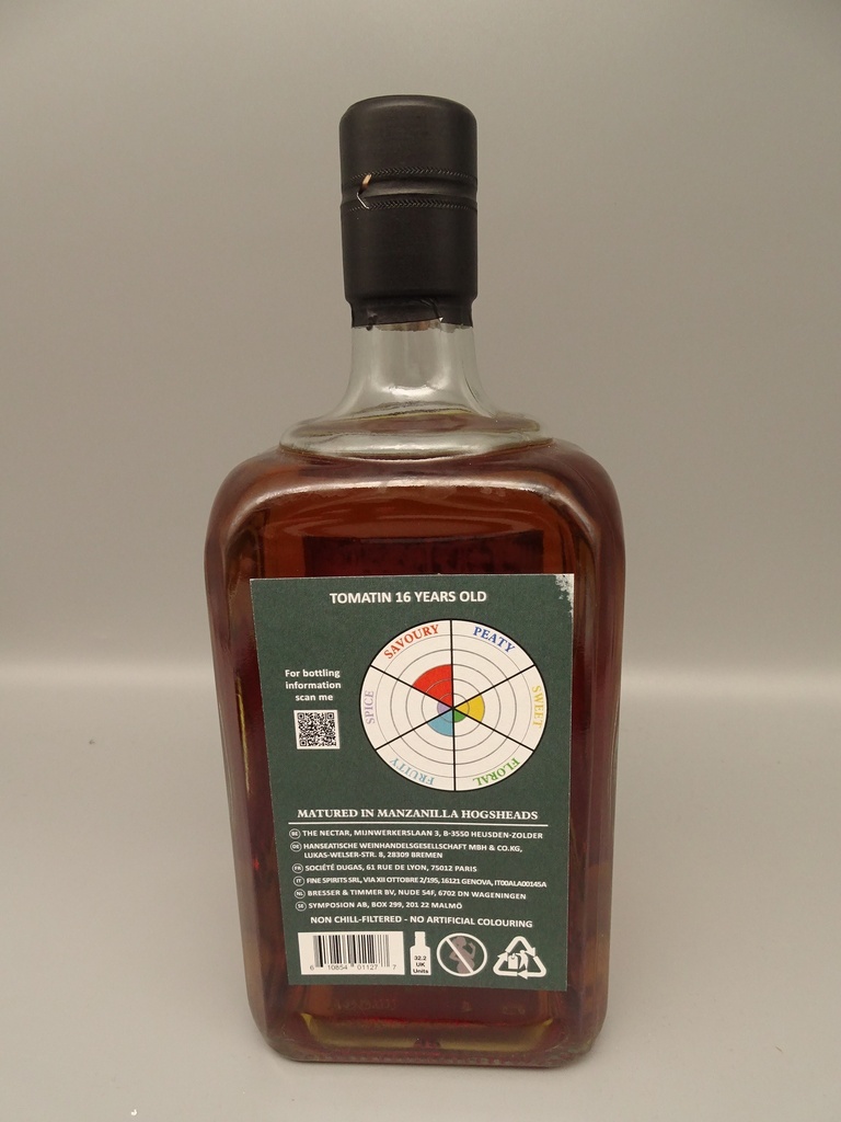 Tomatin 16yo Manzanilla Finish since 2023 %