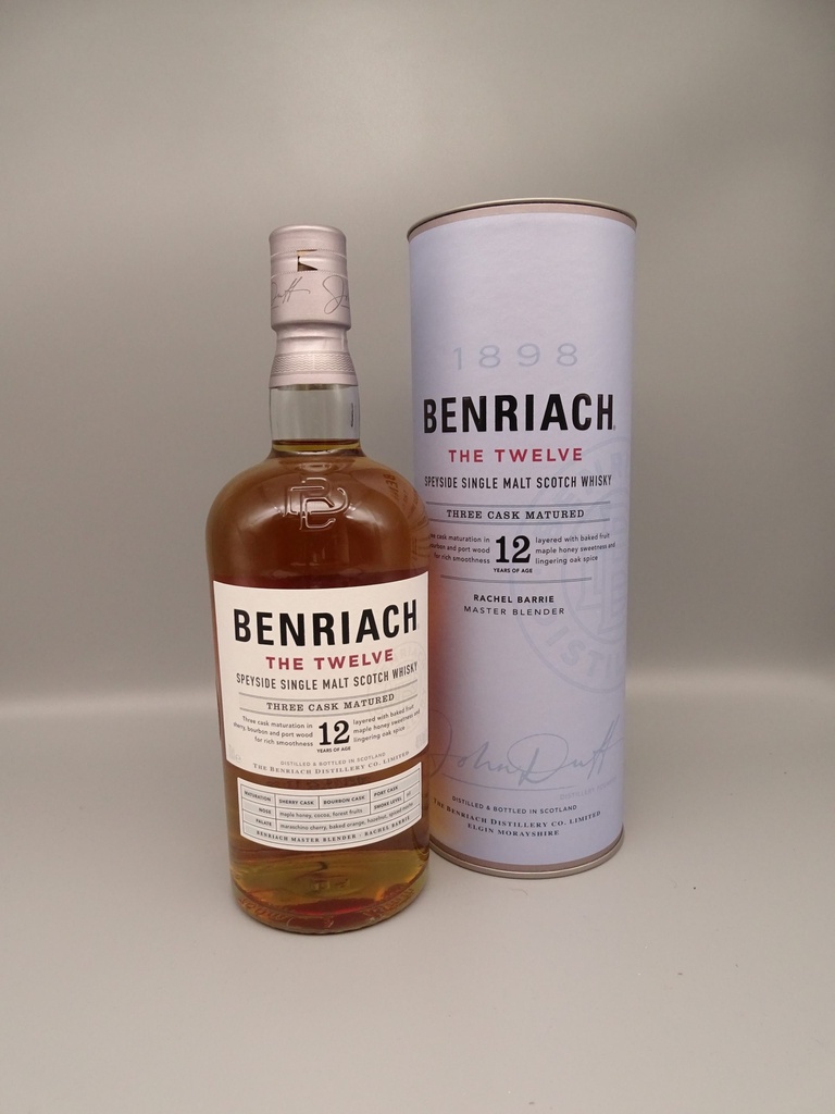 Benriach 12yo The Twelve Three Cask Matured (Bourbon, Sherry, Port) 46%