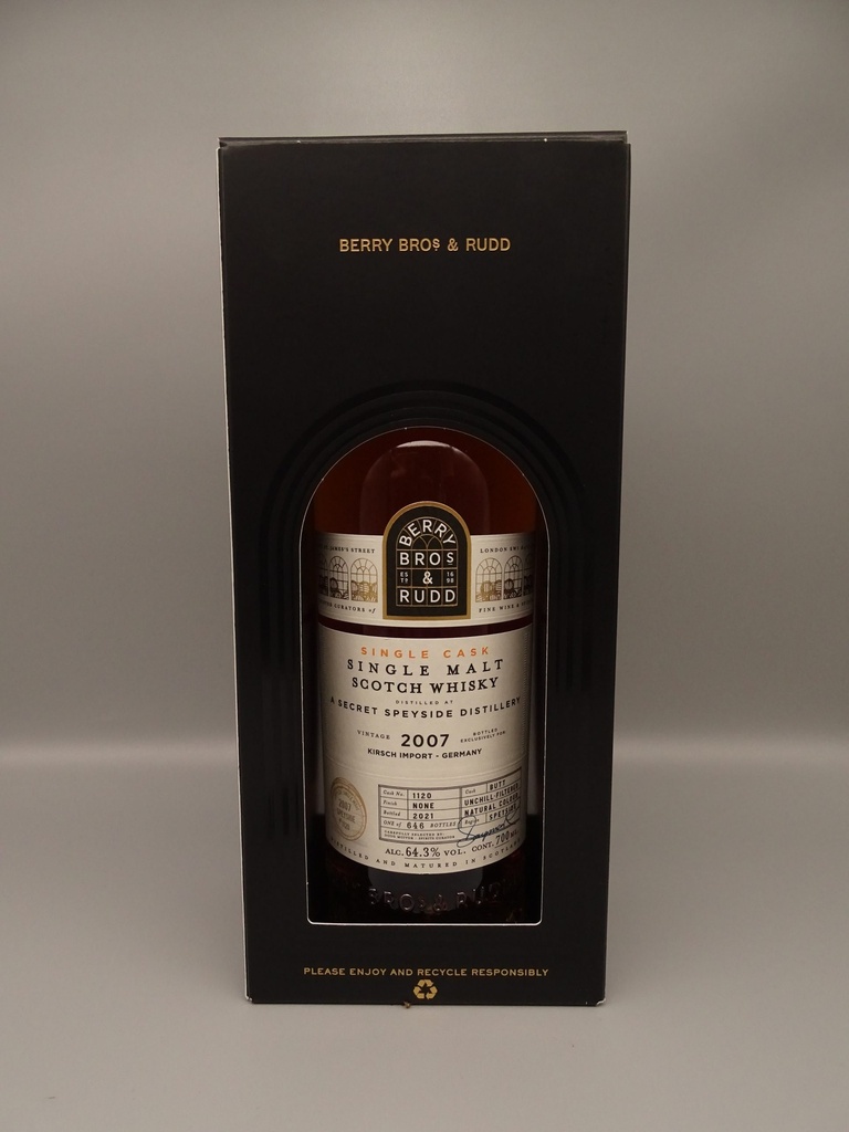 Secret Speyside 2007/2021 14yo Cask 1120 64,3%