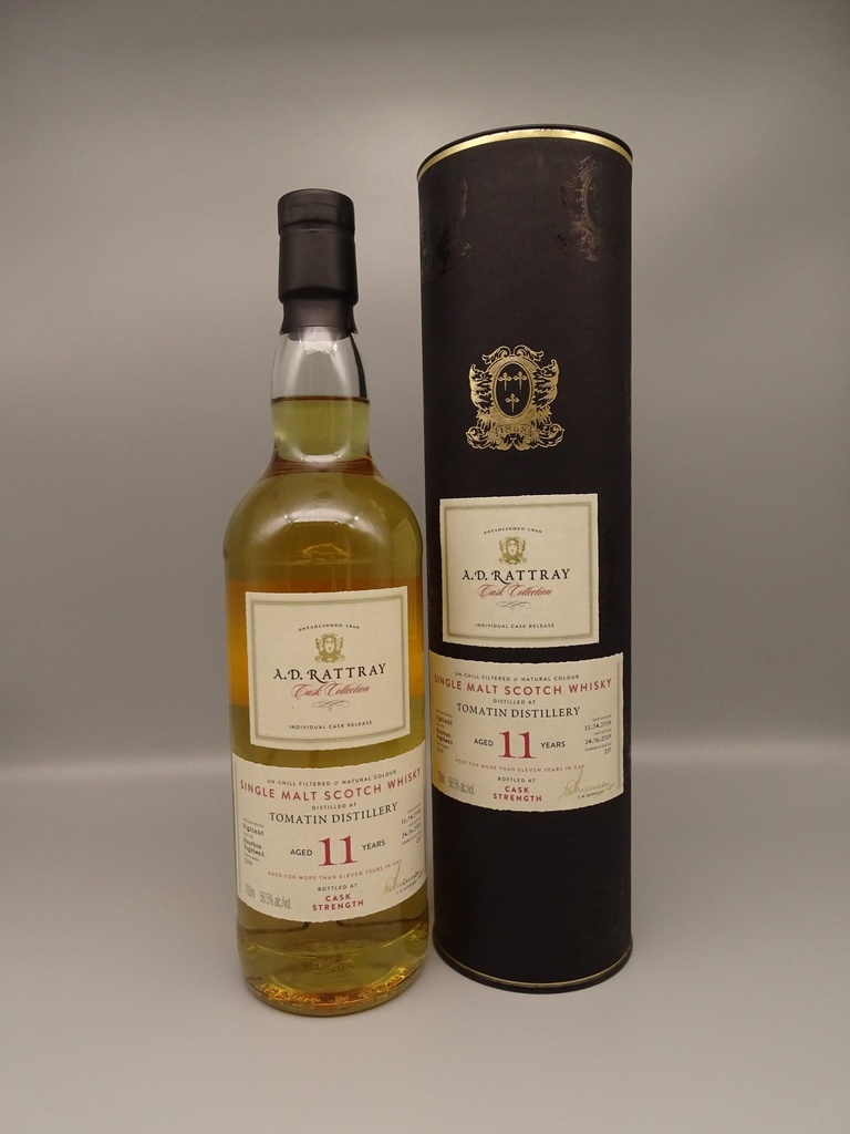 Tomatin 2008/2019 11yo Bourbon Single Hogshead 56,5% Cask Strength