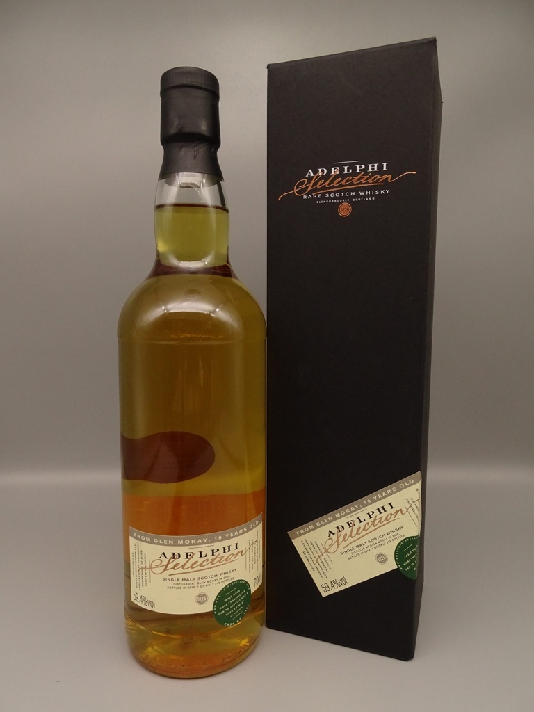 Glen Moray 2008 10yo 1st Fill Bourbon Single-Cask 59,4% Cask Strength