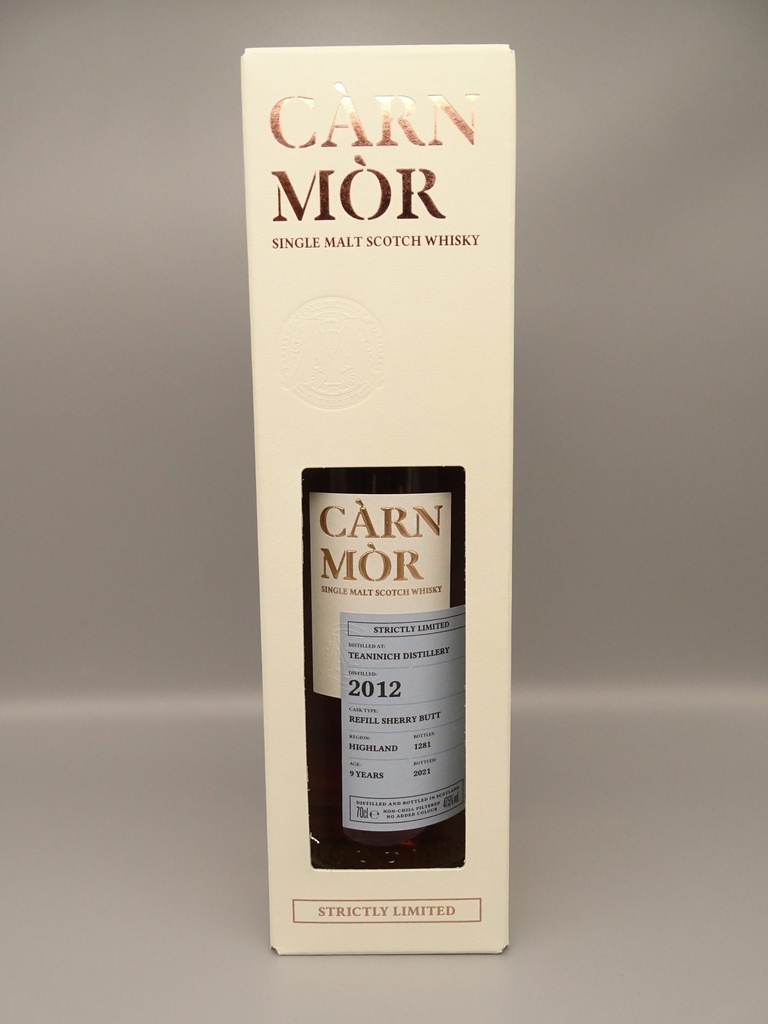 Càrn Mòr Strictly Ltd Teaninich 2012/2021 9yo Refill Sherry Butt 47,5%