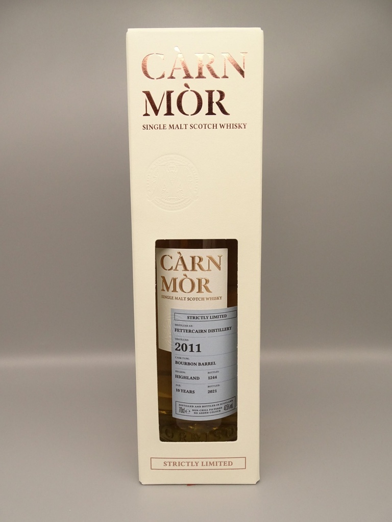 Càrn Mòr Strictly Ltd Fettercairn 2011/2021 10yo Bourbon Barrel 47,5%