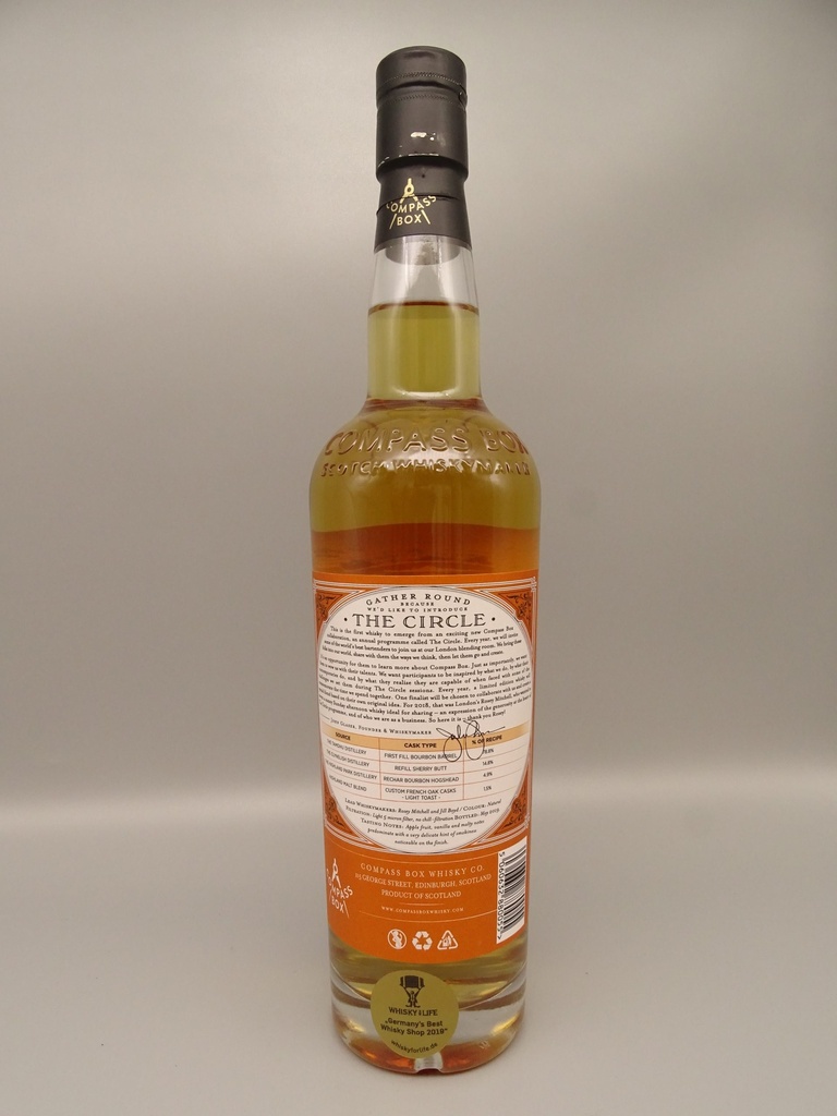 Compass Box The Circle Blended Malt Whisky 46%