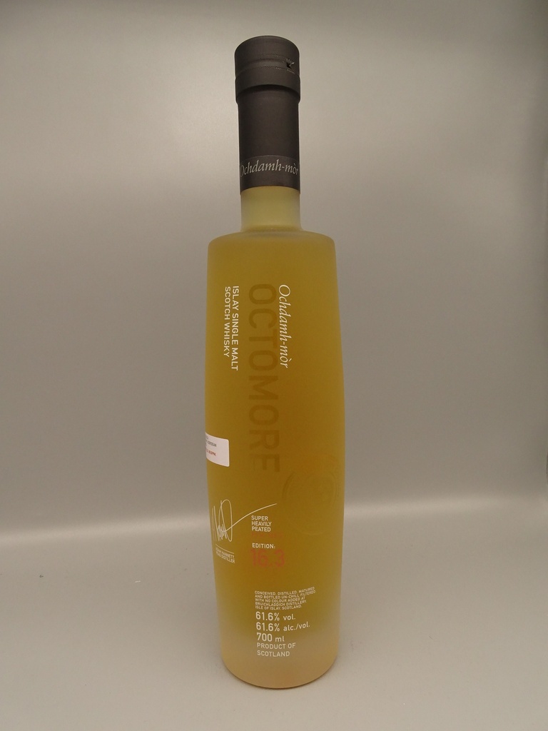 Octomore 15.3 307,2ppm American Oak & Spanish Oloroso Hogshead Casks 61,3%
