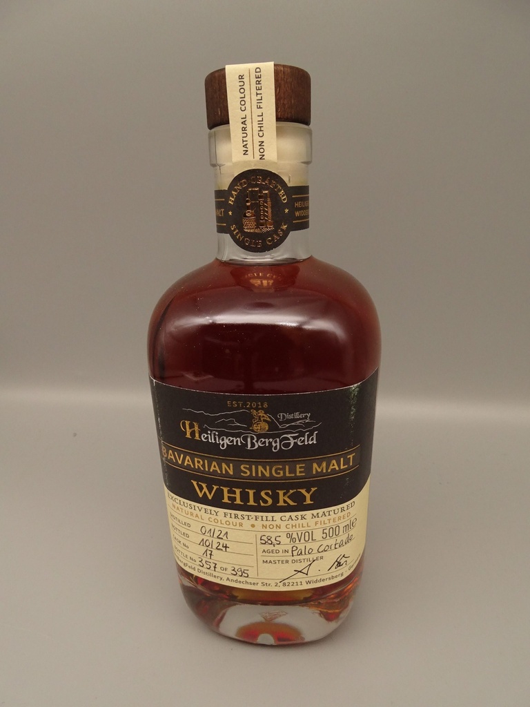 HeiligenBergFeld 2021/2024 Cask No. 17 First Fill Palo Cortado 58,5% 500ml