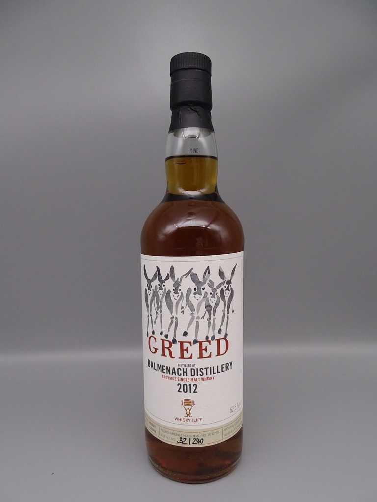 Balmenach 2012/2022 10yo GREED PX Hogshead No. 1032735 52,5%