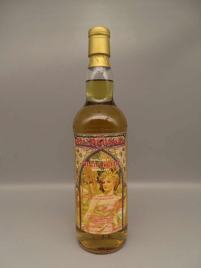 Glen Keith 1997/2020 23yo Bourbon Barrel ART NOUVEAU 50,3%