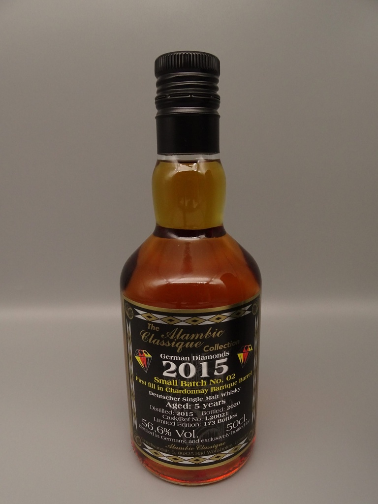German Diamonds 2015/2020 5yo Batch 2 1st Fill Chardonnay Barrel 56,6%