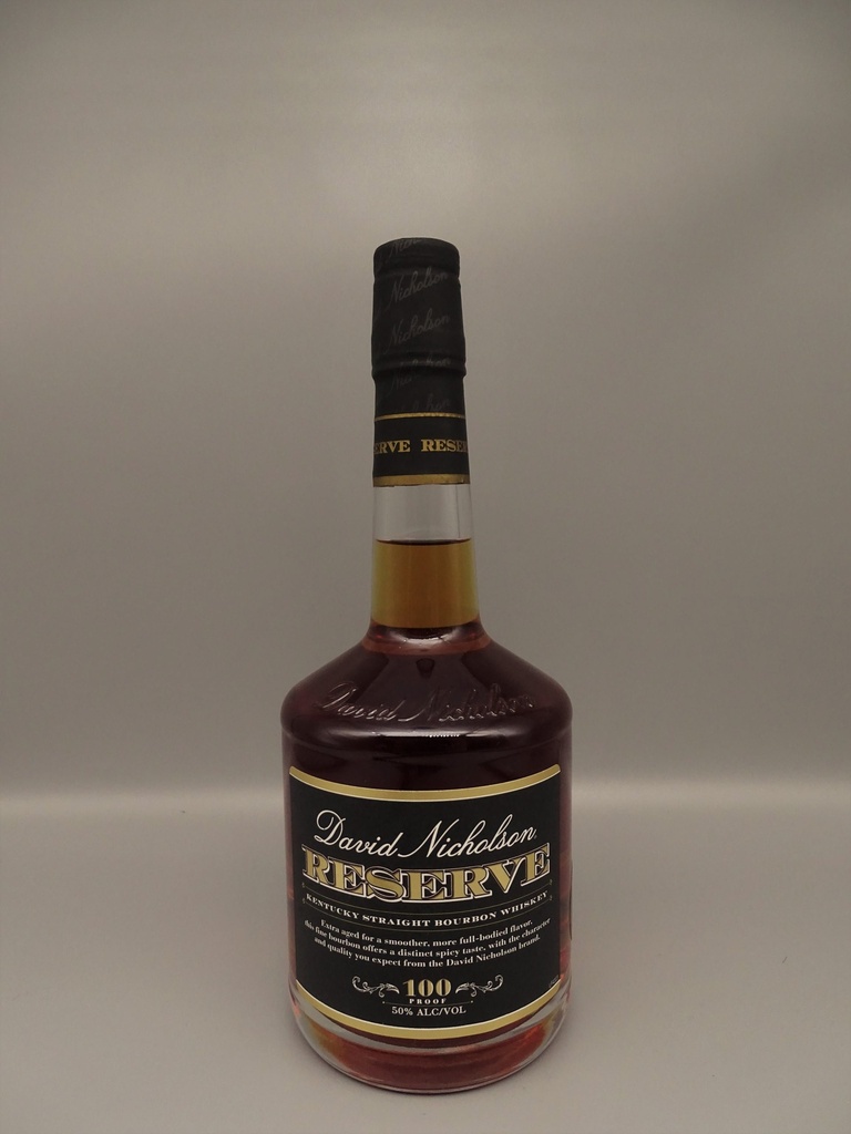 David Nicholson Bourbon Reserve (Mais & Malz) Kentucky Straigth Bourbon Whiskey 50%