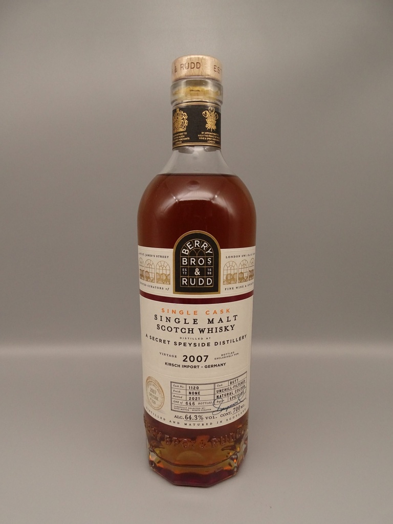 Secret Speyside 2007/2021 14yo Cask 1120 64,3%