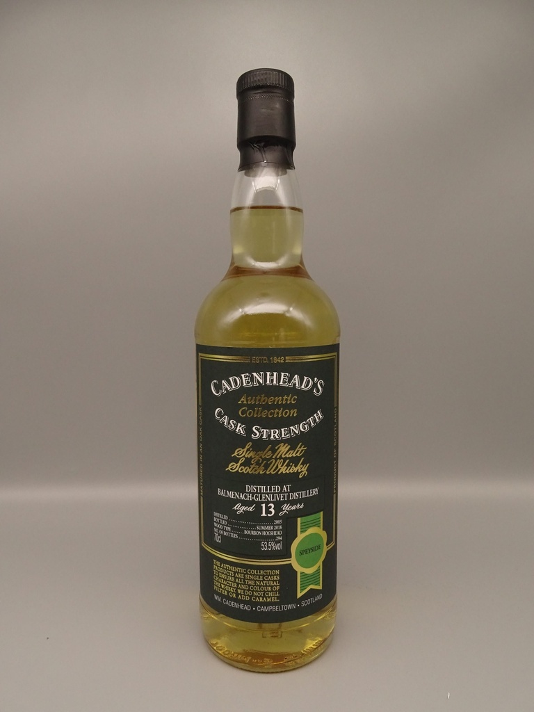 Balmenach 2005/2018 Bourbon Hogshead 53,5%