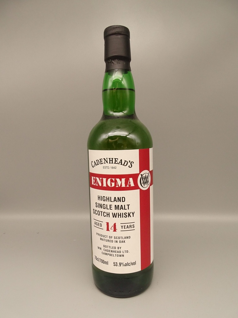 Enigma Peated Highland Single Malt Whisky 14yo Bourbon Casks 53,9%
