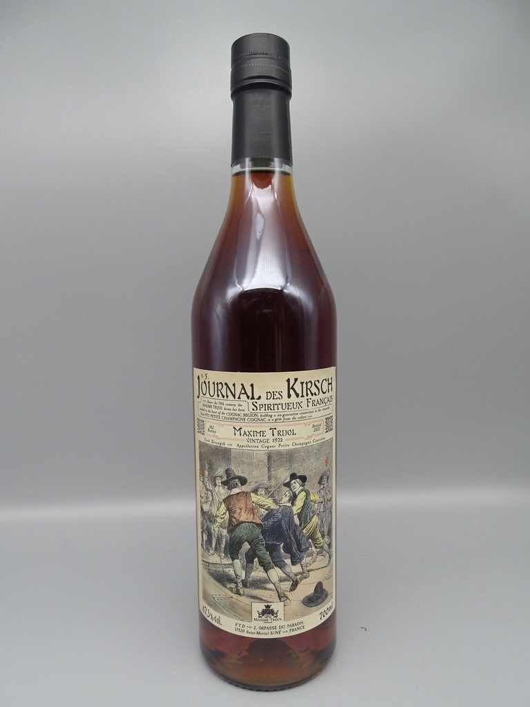 Maxime Trijol Cognac Petite Champagne 1972 Journal de Kirsch 47,3%