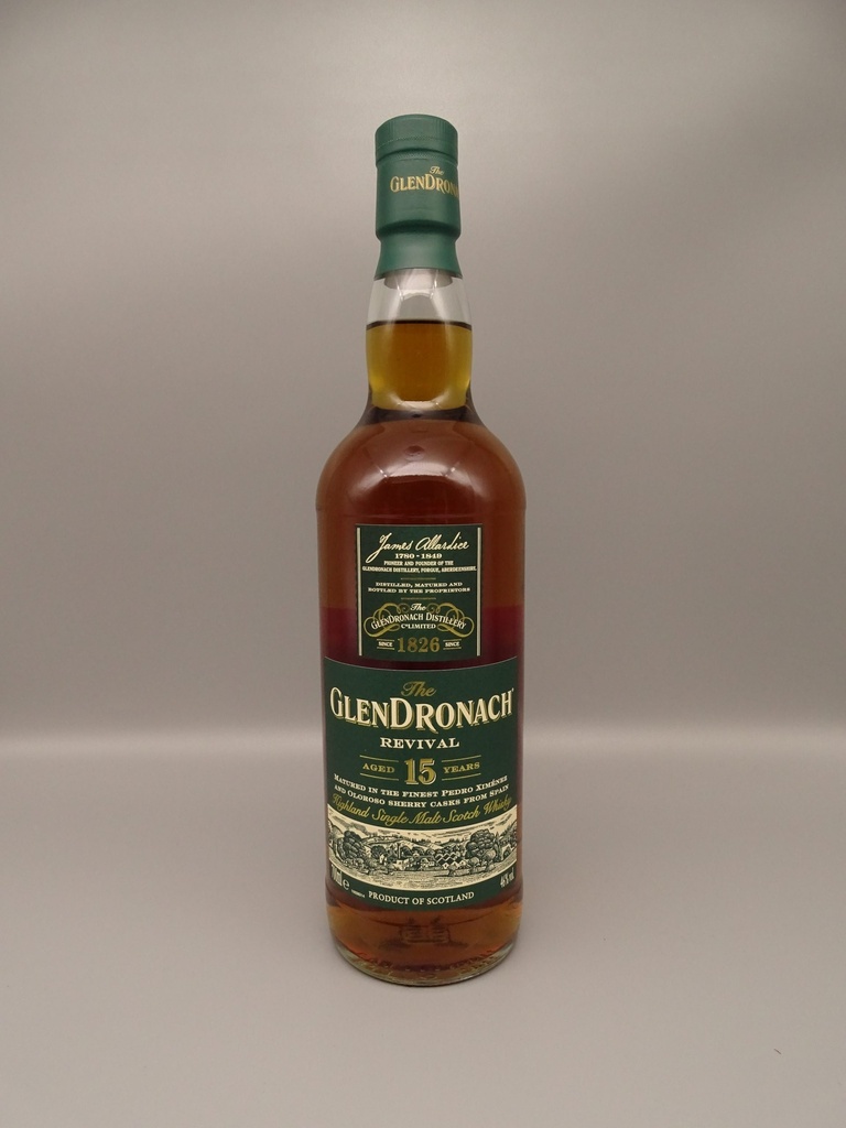 Glendronach 15yo REVIVAL 46%