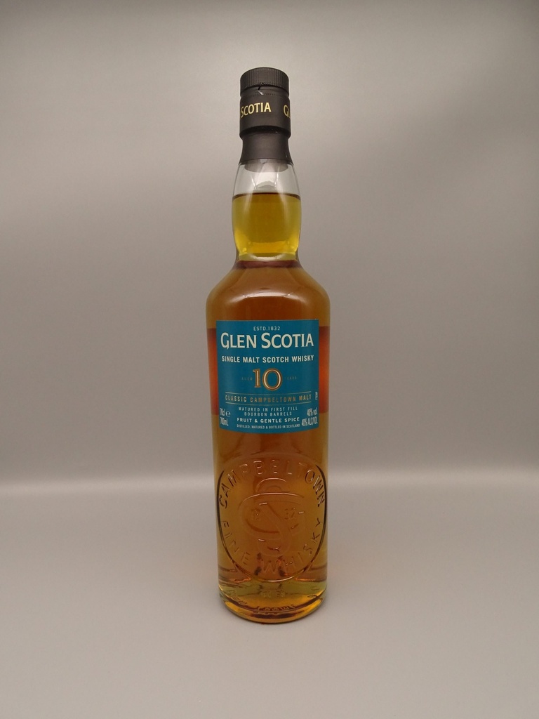 Glen Scotia 10yo unpeated First Fill Bourbon Casks 40%