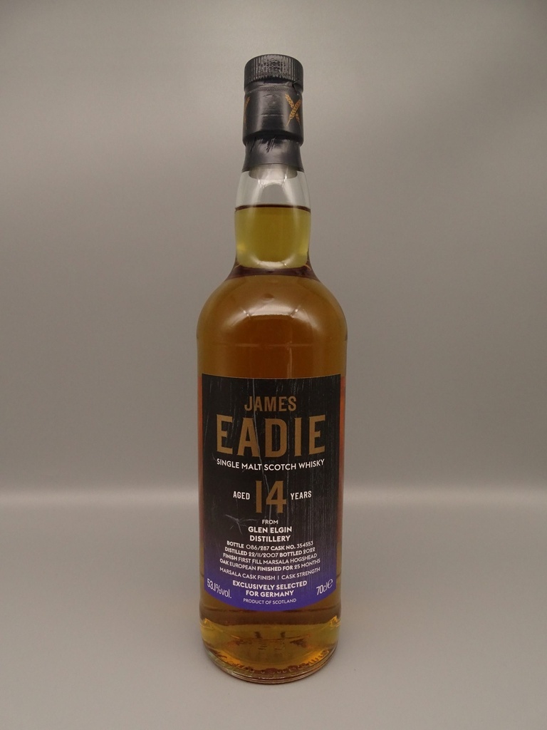 Glen Elgin 2007/2022 14yo 1st Fill Marsala European Oak Hogshead Finish (25 months) 53,1% Cask Strength
